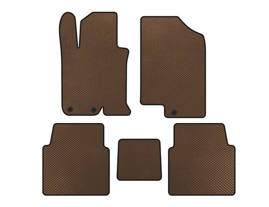 EVA Floor Mats V-1 (SD, Brown) for Kia Optima 2010-2016 - image 1