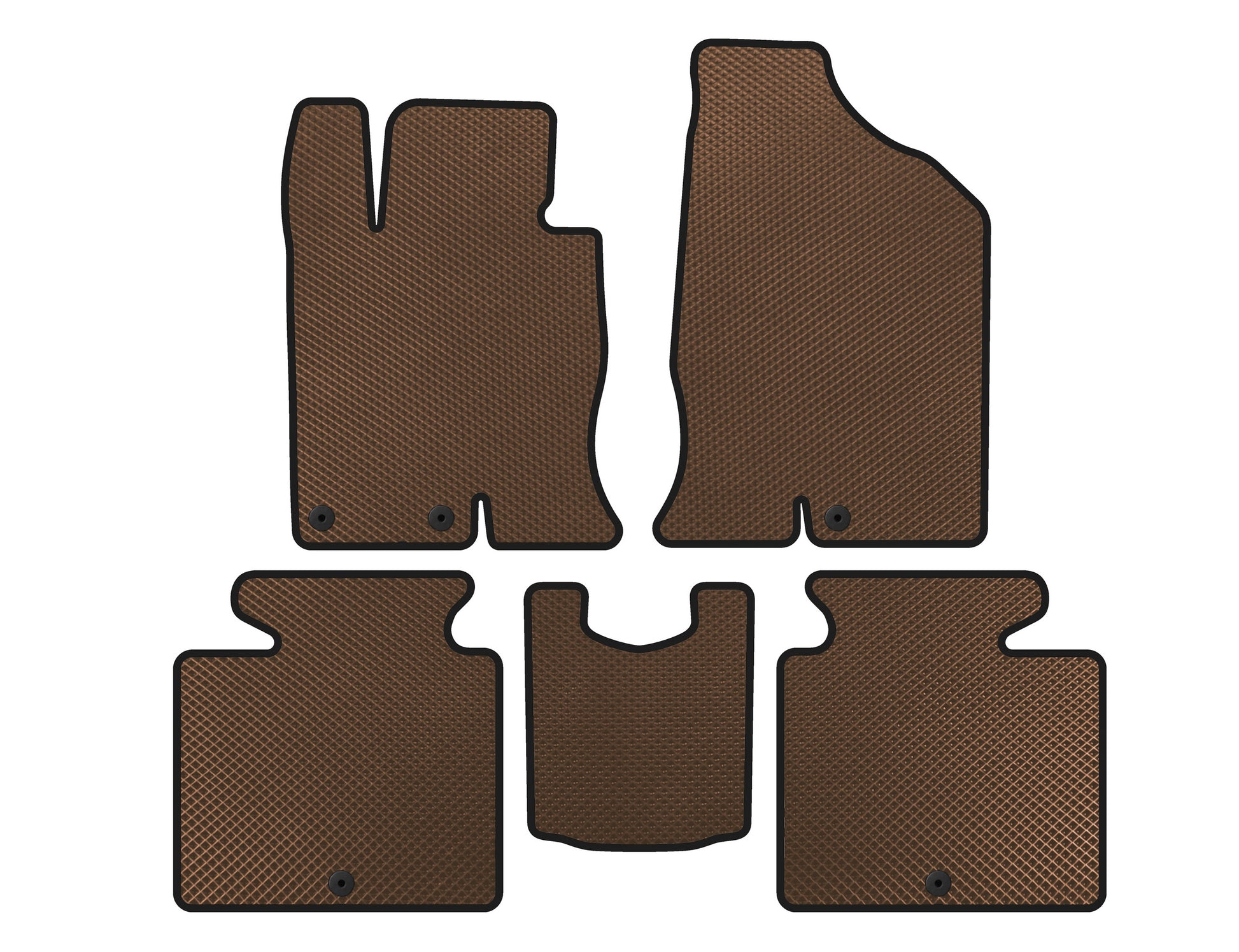 EVA Floor Mats (SD, Petrol, Brown) for Hyundai Grandeur 2011-2017 - image 1