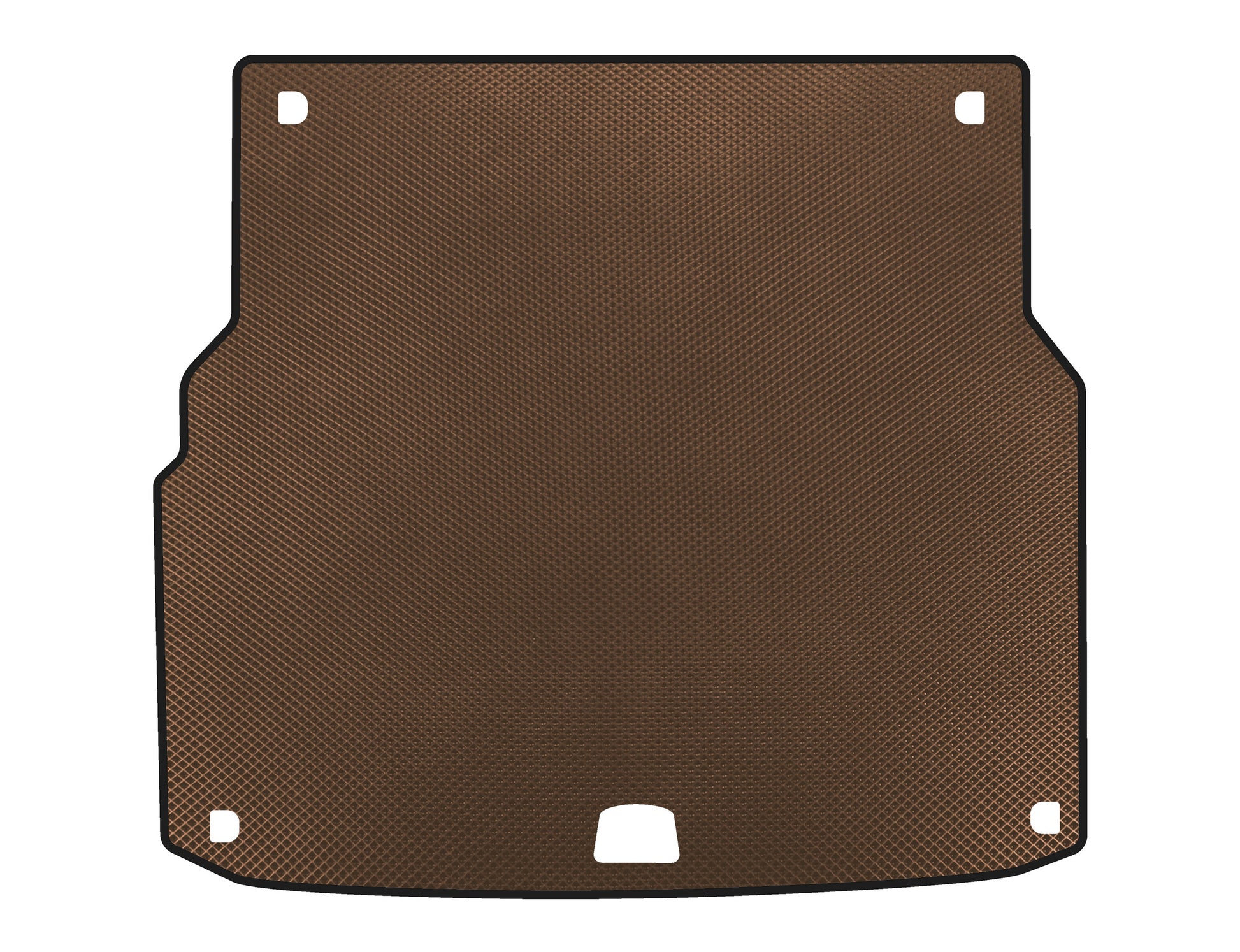 Trunk mat (2014-2017, SW, Brown) for Mercedes C-class W205 2014-2021 - image 1