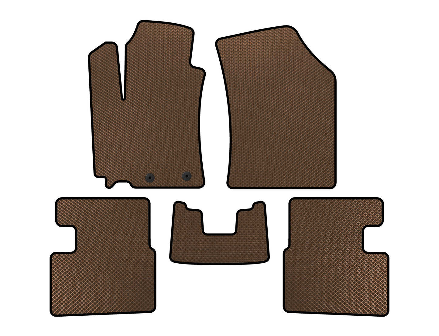 EVA Floor Mats (HB, 5-Door, Brown) for Suzuki Swift 2010-2017 - image 1
