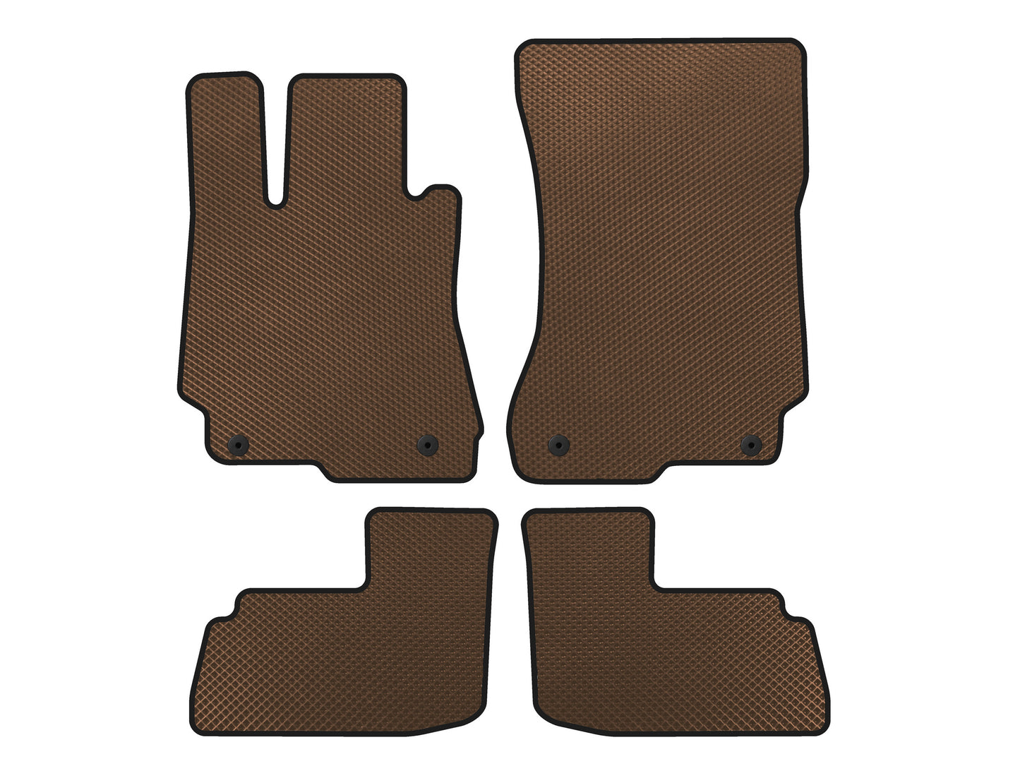 EVA Floor Mats (Brown) for Mercedes CL-class C216 2006-2014 - image 1