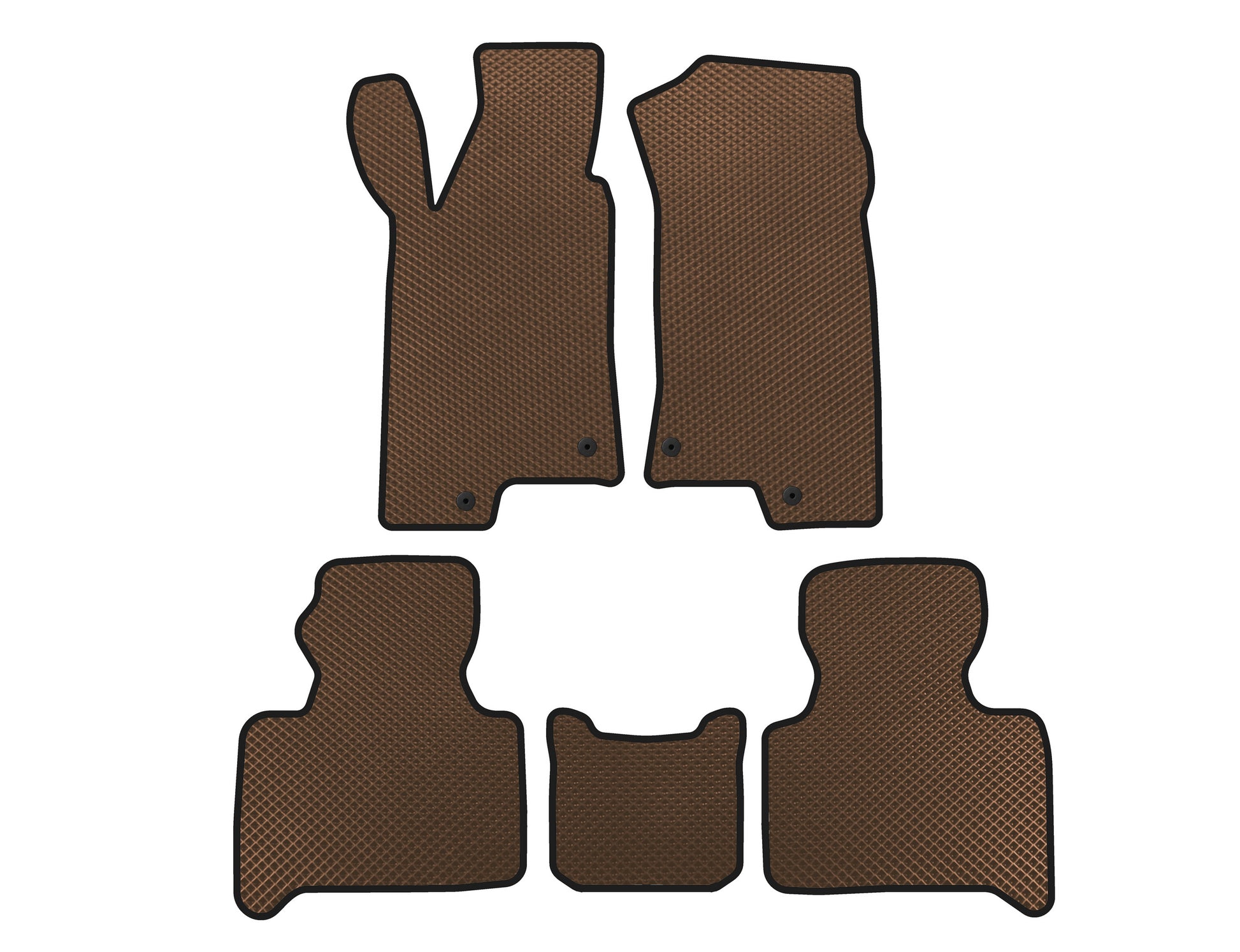 EVA Floor Mats (Brown) for Hummer H3 2005-2010 - image 1