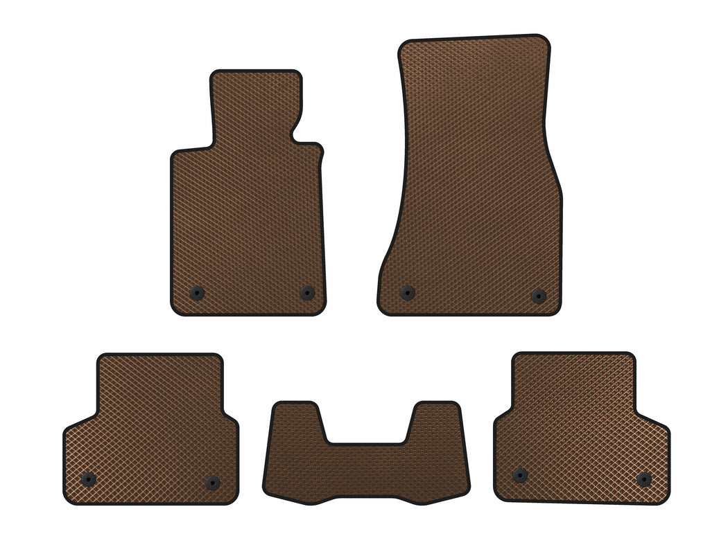 EVA Floor Mats (For G30, Brown) for BMW 5 Series G30/31 2017-2023 - image 1