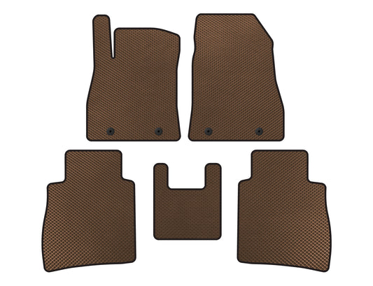 EVA Floor Mats (SD, Brown) for Nissan Sentra 2012-2019 - image 1