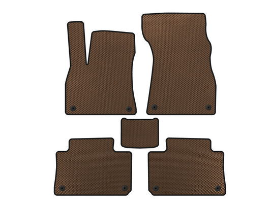 EVA Floor Mats (Brown) for Audi e-Tron 2018-2022 - image 1