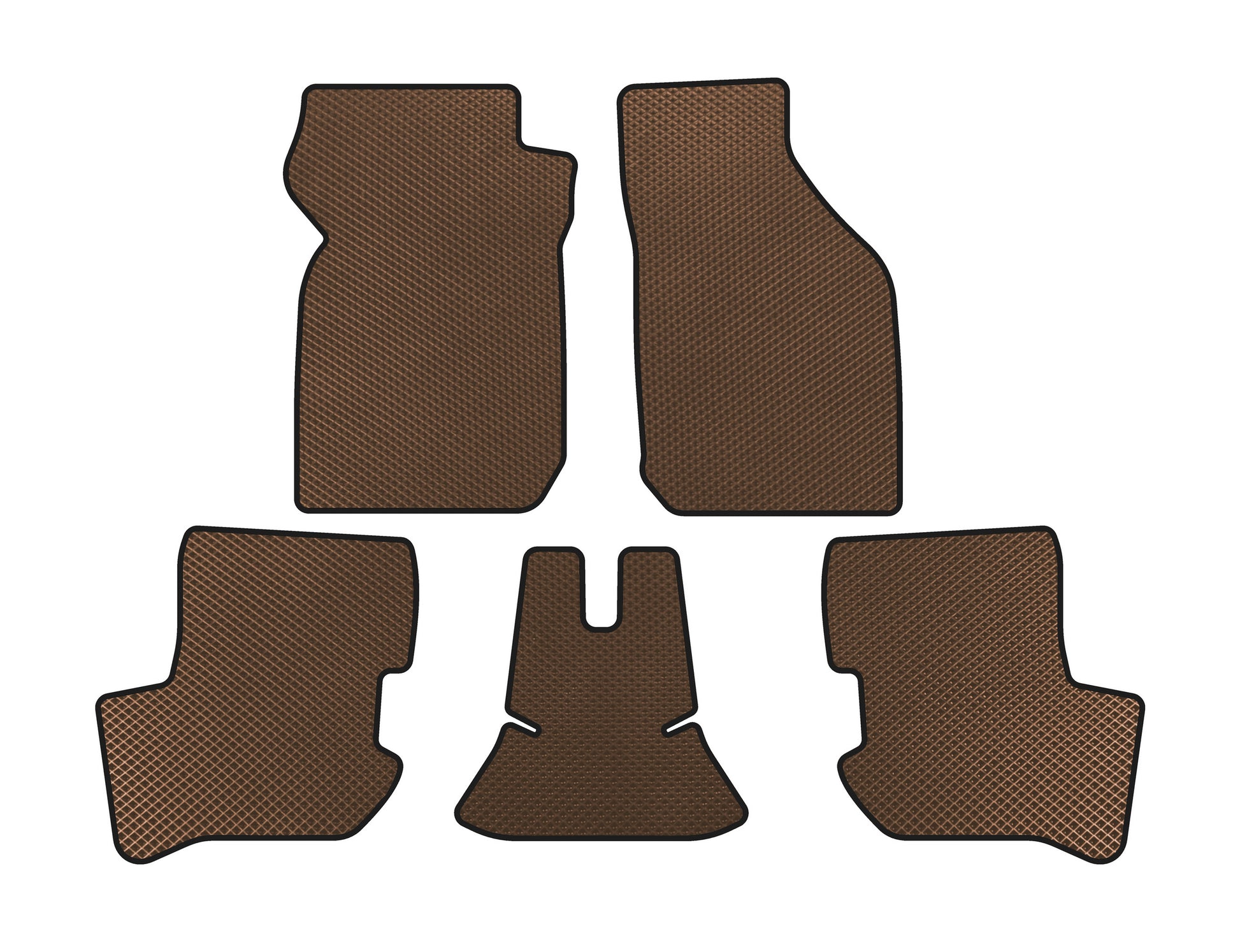EVA Floor Mats (HB, Brown) for Ford Ka 1996-2008 - image 1