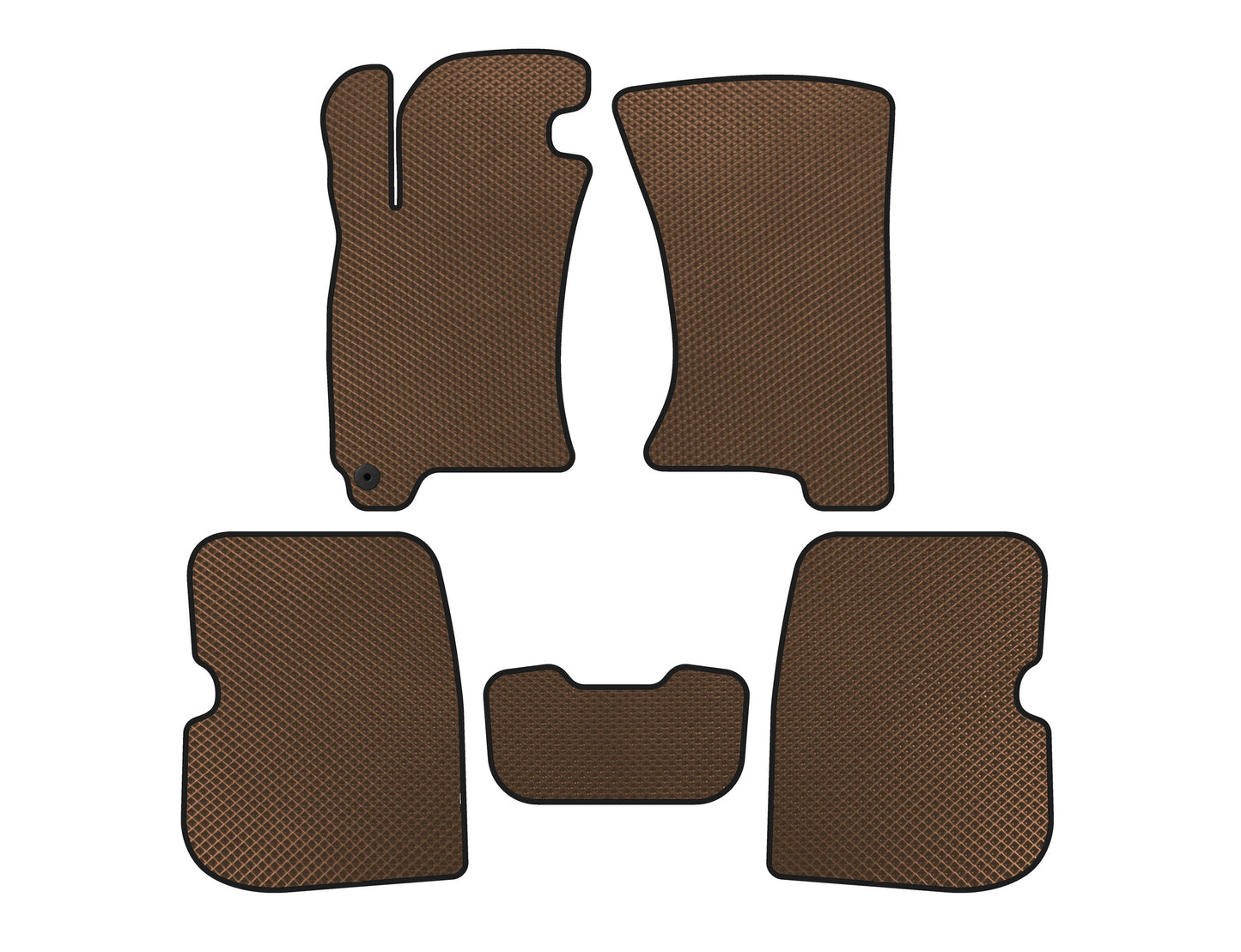 EVA Floor Mats (Brown) for Subaru Forester 1997-2002 - image 1
