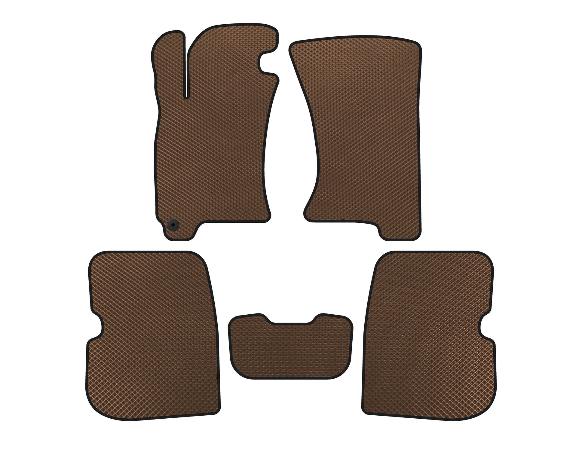 EVA Floor Mats (Brown) for Subaru Forester 1997-2002 - image 1