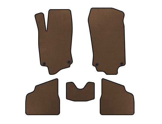 EVA Floor Mats (Brown) for Opel Corsa C 2000-2006 - image 1