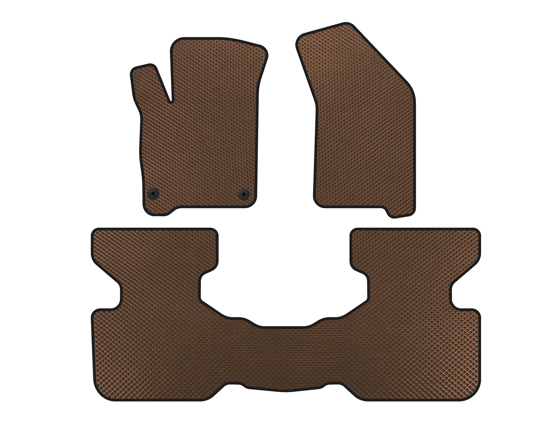 EVA Floor Mats (2011-2016, Brown) for Fiat Freemont 2011-2016 - image 1