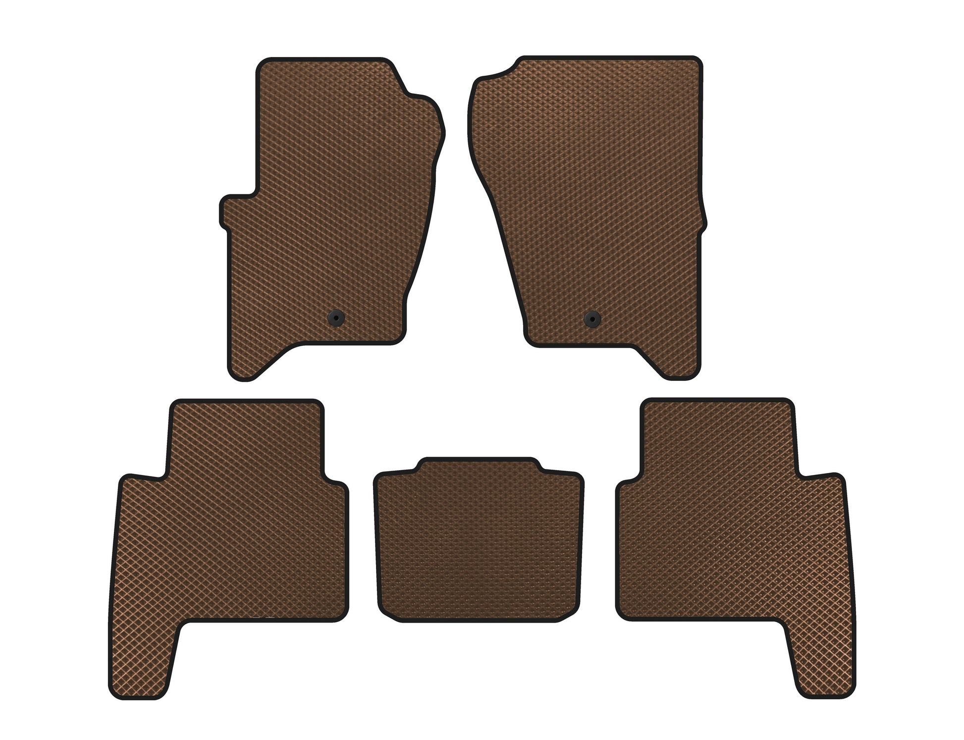 EVA Floor Mats (2005-2009, Brown) for Range Rover Sport 2005-2013 - image 1