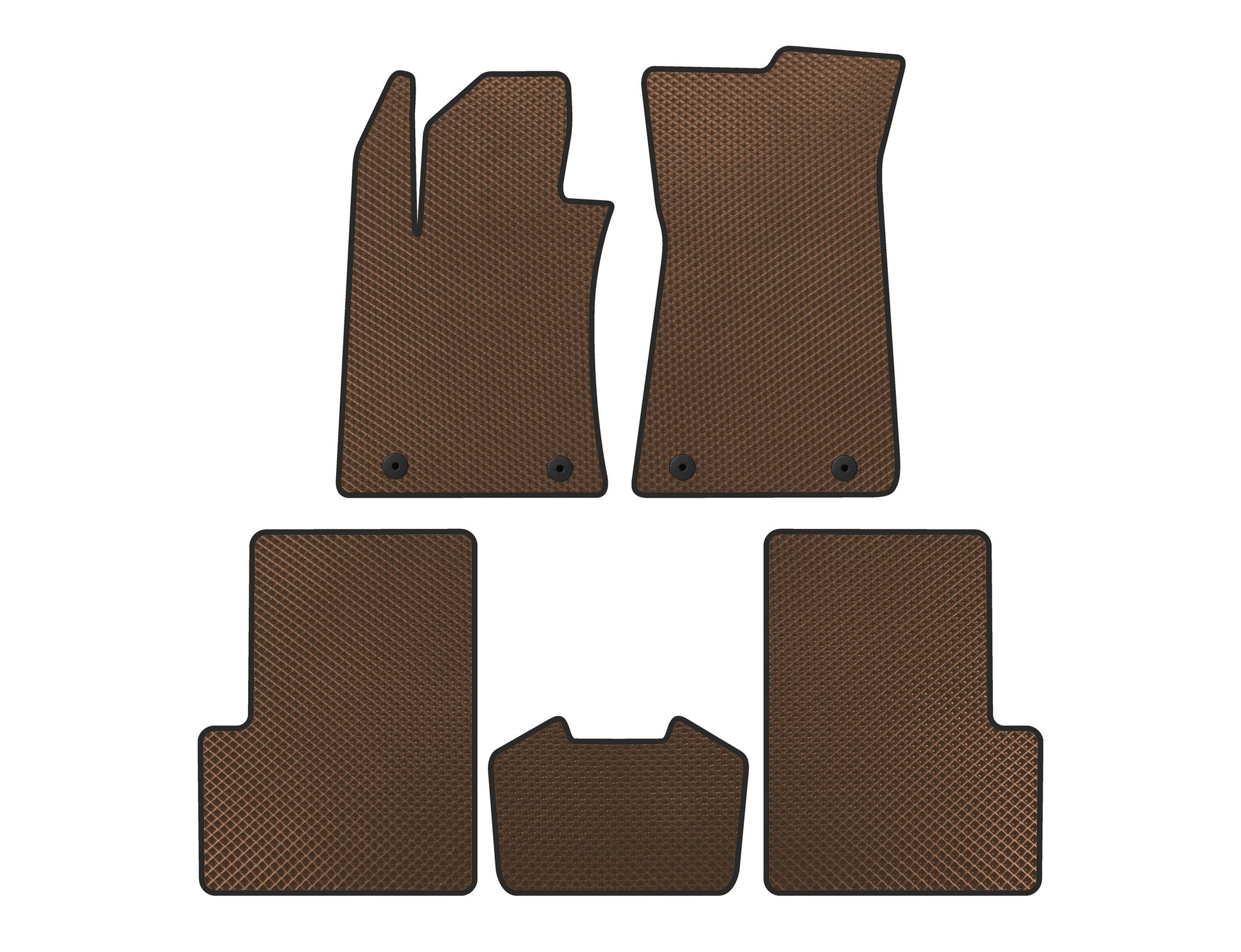 EVA Car Mats (2020-, Brown) for MG ZS 2017- - image 1