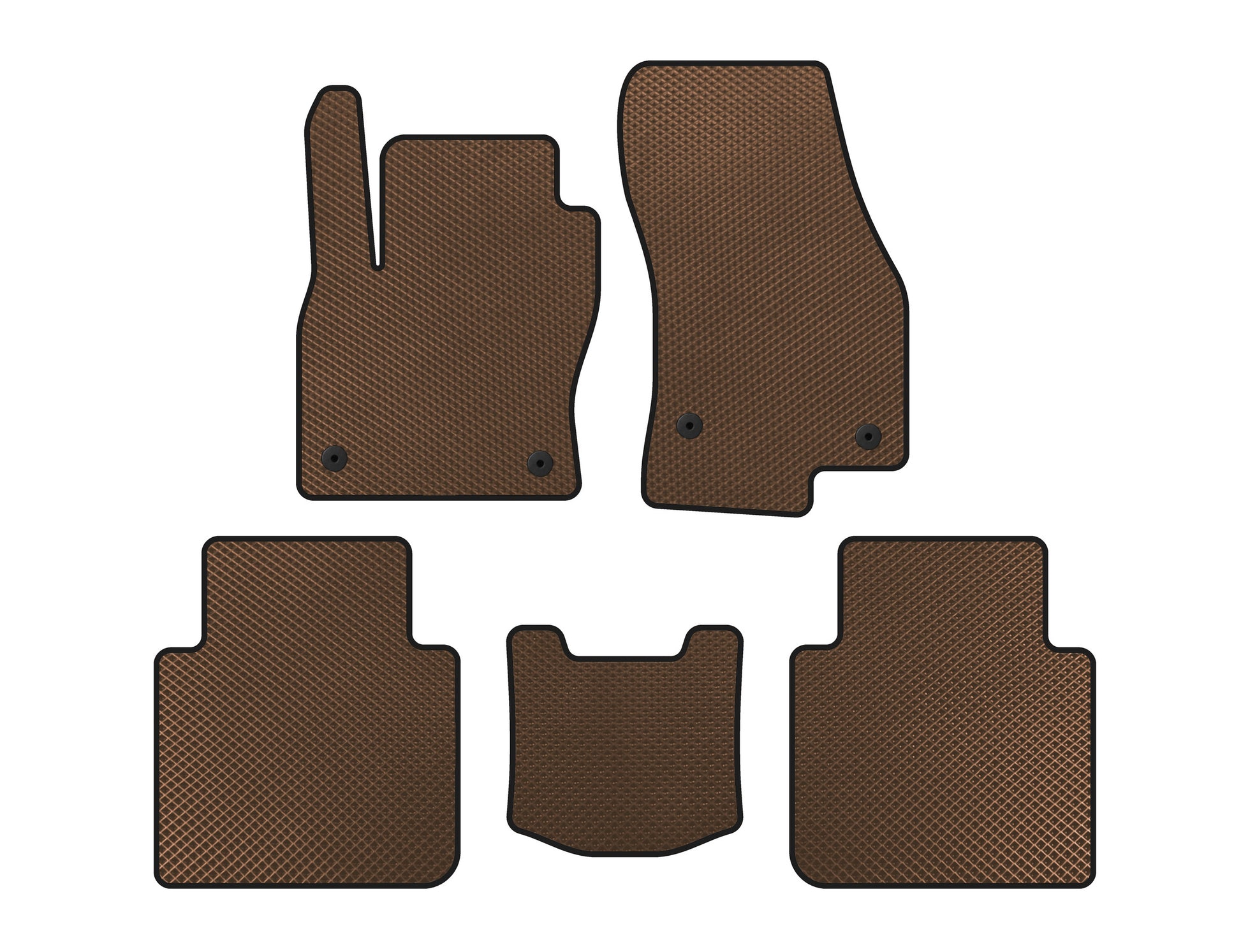 EVA Floor Mats (Brown) for Seat Tarraco 2018- - image 1