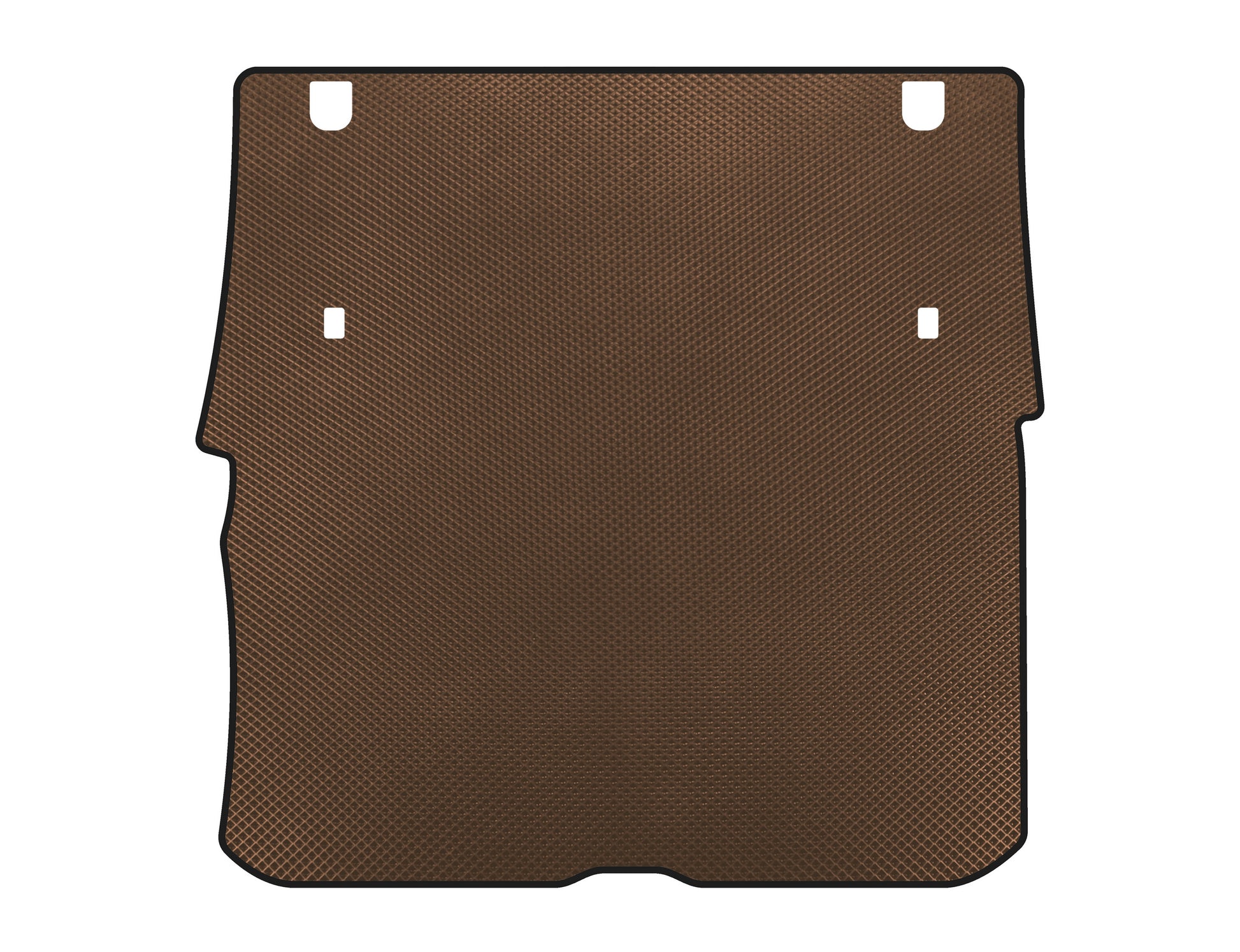 EVA Trunk Mat (2015-2018, without 3rd row, 8-seater, USA, Brown) for Honda Pilot 2015-2022 - image 1