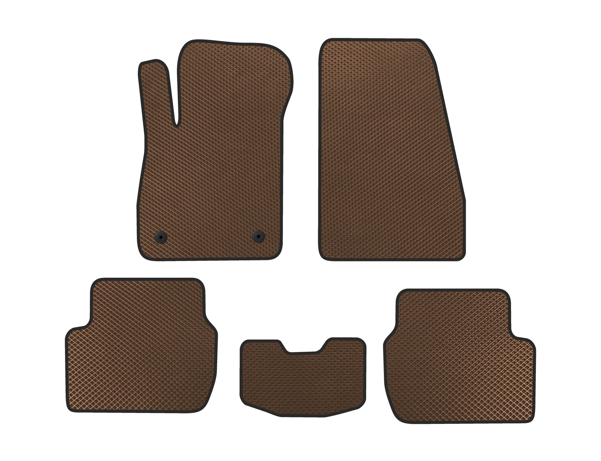 EVA Floor Mats (Brown) for Ford Puma 2019- - image 1