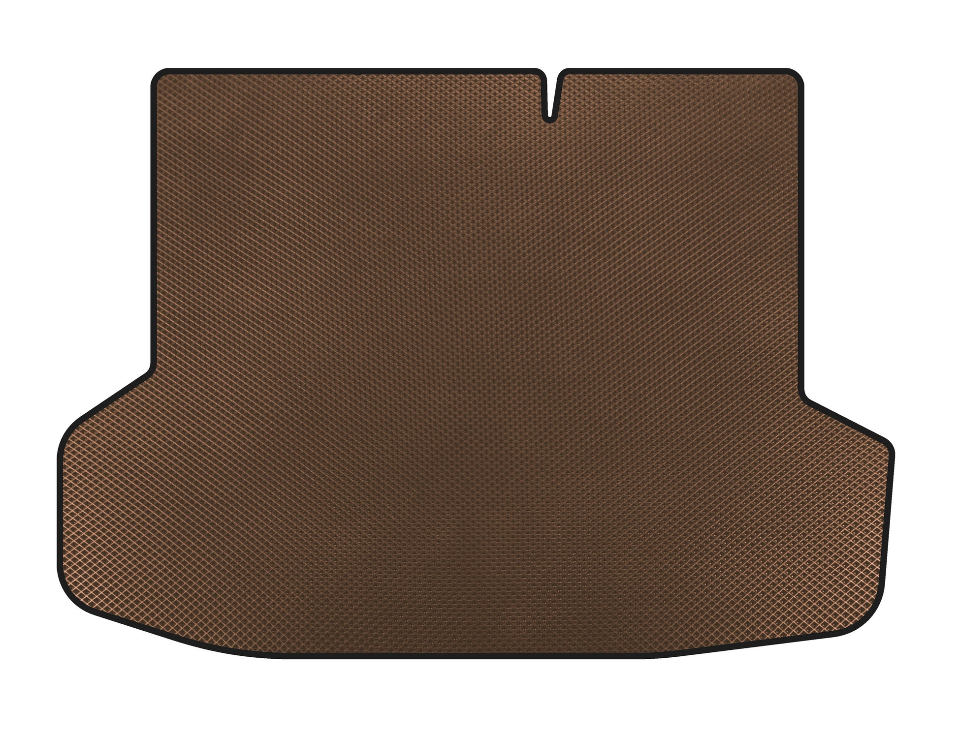 Trunk mat (SD, Brown) for Kia Rio 2005-2011 - image 1