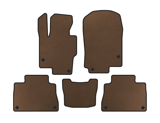 EVA Floor Mats (Brown) for Mercedes GLE coupe C167 2019- - image 1