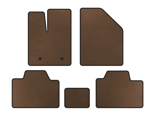 EVA Floor Mats (Brown) for Ford Edge 2006-2014 - image 1