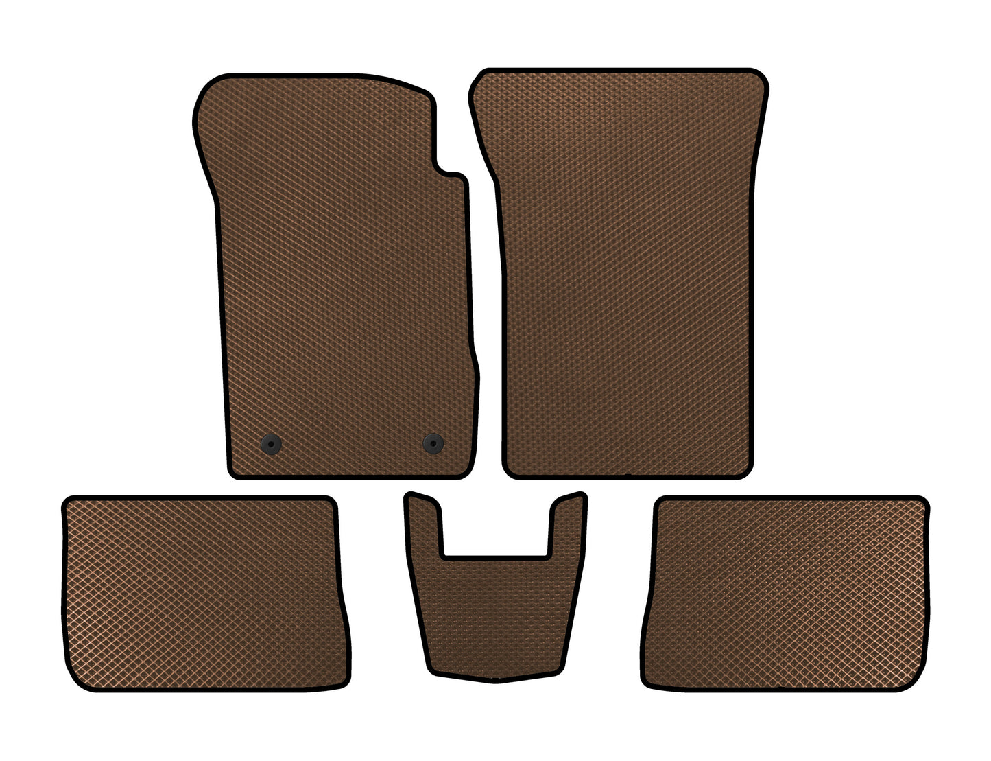 EVA Floor Mats (SD, Brown) for Renault Symbol 2008-2013 - image 1