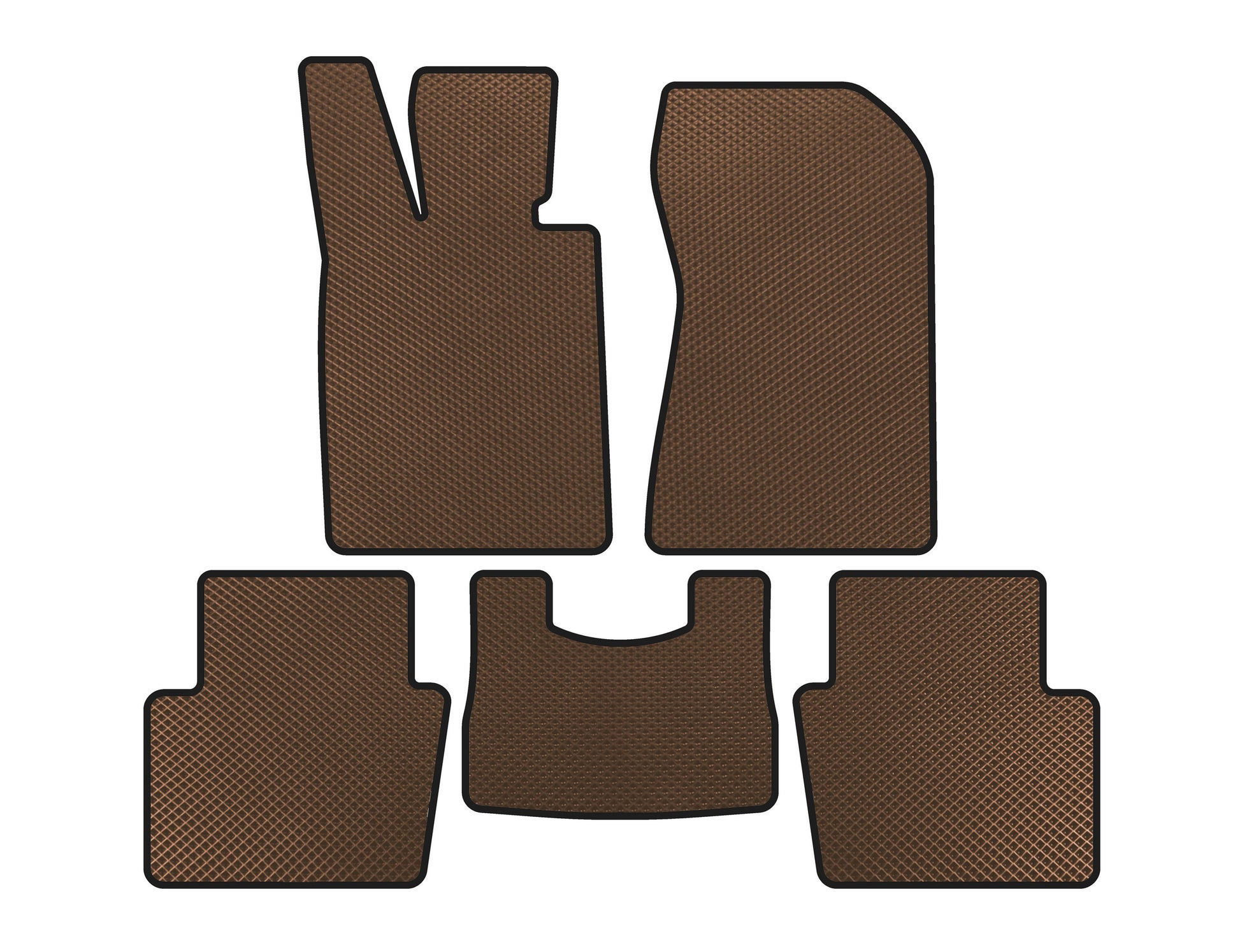 EVA Floor Mats (Brown) for Honda Legend 2004-2012 - image 1
