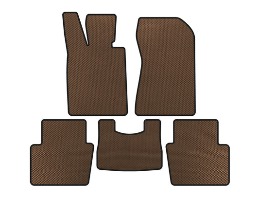 EVA Floor Mats (Brown) for Honda Legend 2004-2012 - image 1