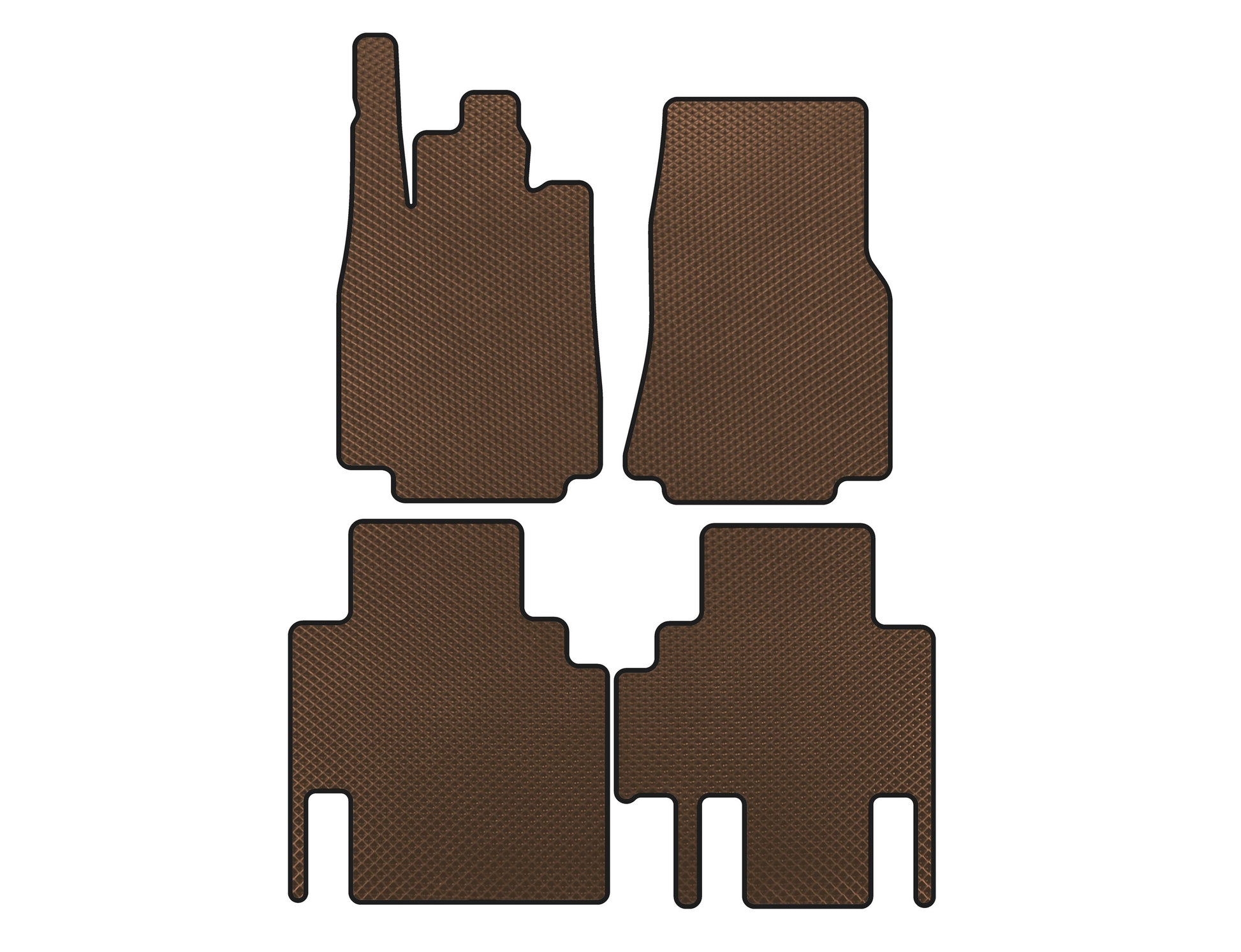 EVA Floor Mats (Brown) for Mercedes Vaneo W414 2001-2005 - image 1