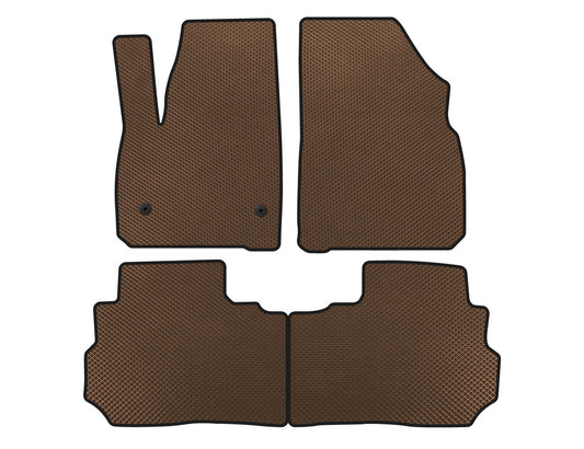 EVA Floor Mats (Brown) for Cadillac XT5 2016- - image 1