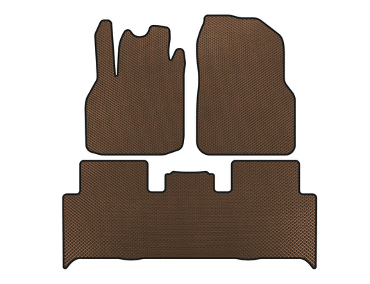 EVA Floor Mats (2 Rows, Brown) for Renault Scenic/Grand 2003-2009 - image 1