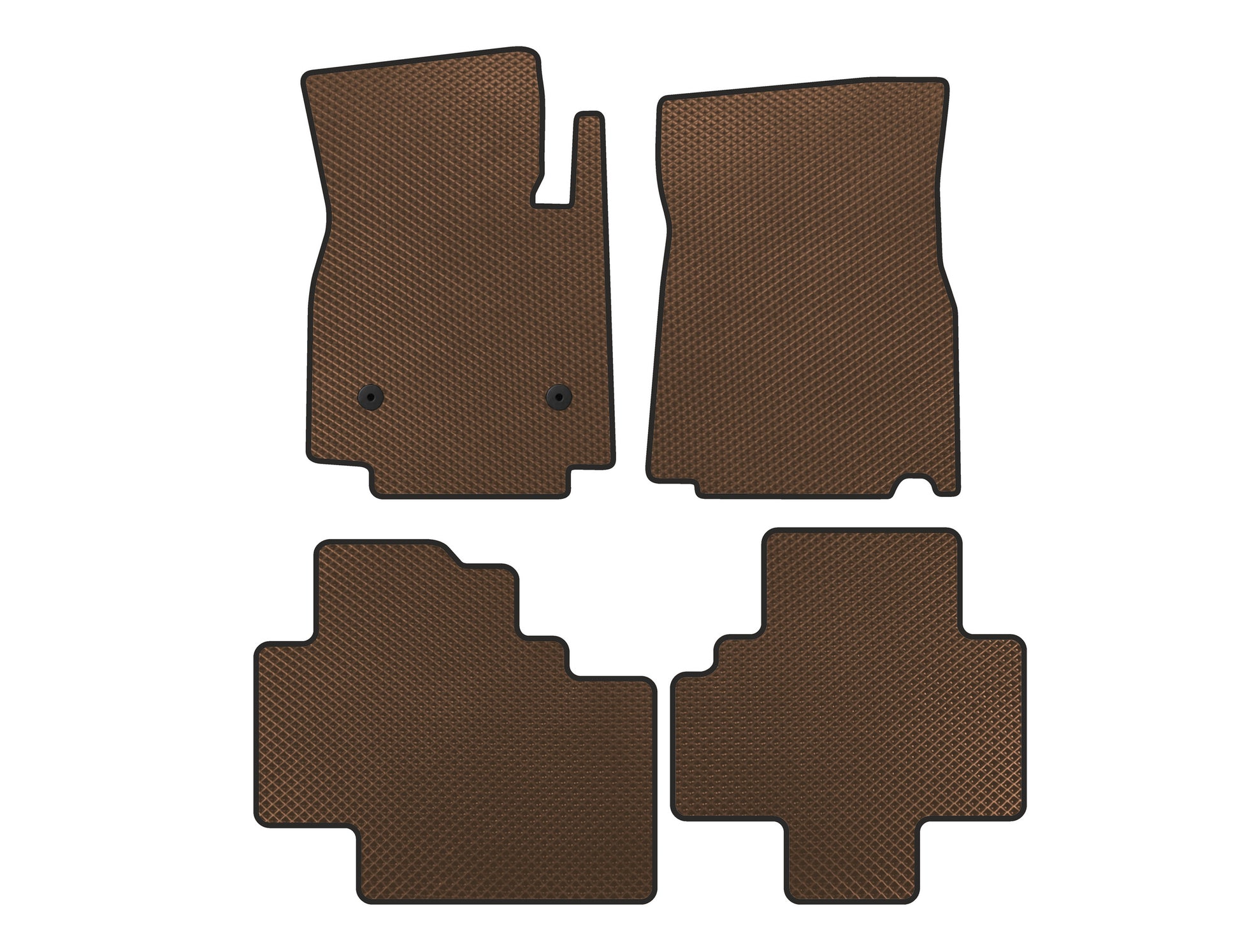 EVA Floor Mats (EV, 2018-, Brown) for BYD Tang 2018- - image 1
