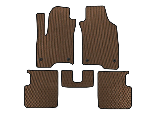 EVA Floor Mats (Brown) for Fiat Panda 2011-2023 - image 1