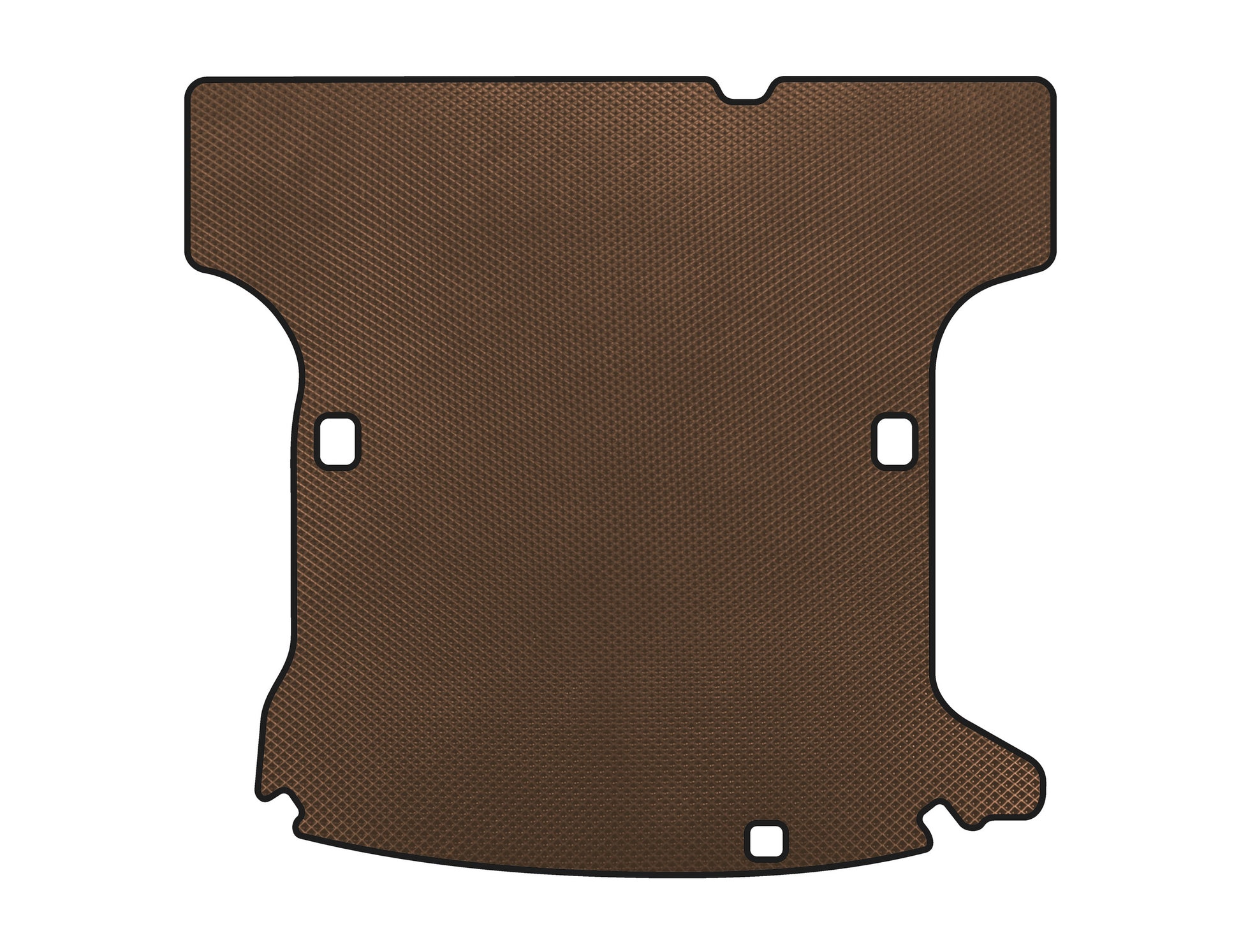 Trunk Mat (SW, 5-Seater/Manual, Pre-Facelift, Brown) for Dacia Logan I 2005-2008 - image 1