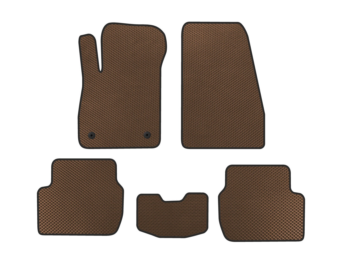 EVA Floor Mats (Brown) for Ford Puma 2019- - image 1