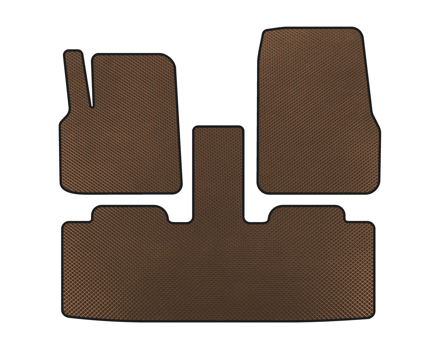 EVA Floor Mats (2 Rows, 7-Seater, Brown) for Renault Espace 2002-2014 - image 1