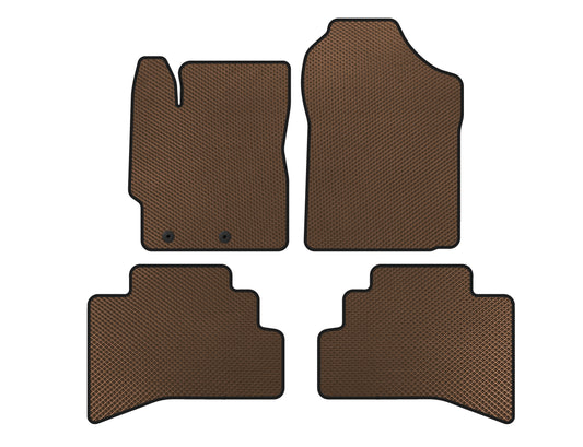 EVA Floor Mats (Brown) for Toyota Prius C 2012-2019 - image 1