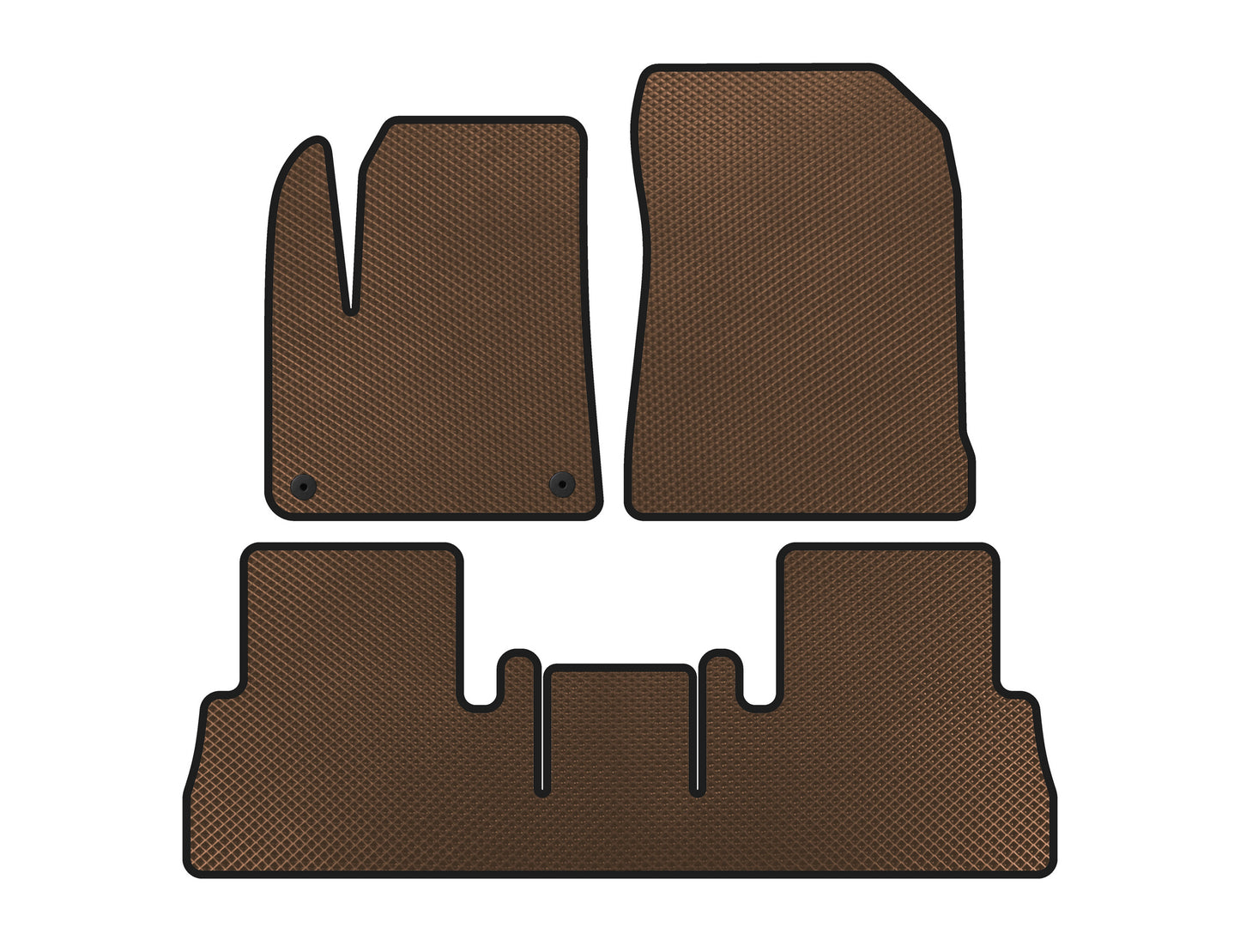 EVA mats (Brown) for Citroen Berlingo/Multispace 2019- - image 1