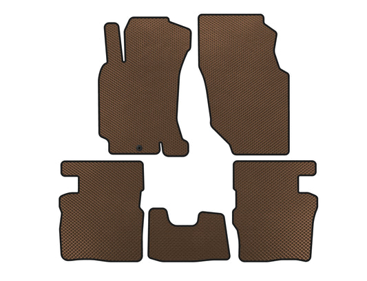 EVA Floor Mats (5-Door, Brown) for Honda HR-V 1998-2006 - image 1