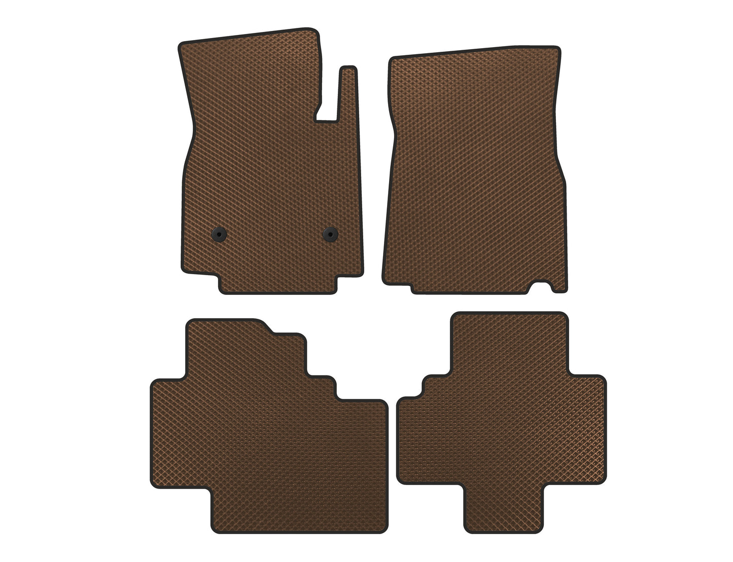 EVA Floor Mats (EV, 2018-, Brown) for BYD Tang 2018- - image 1