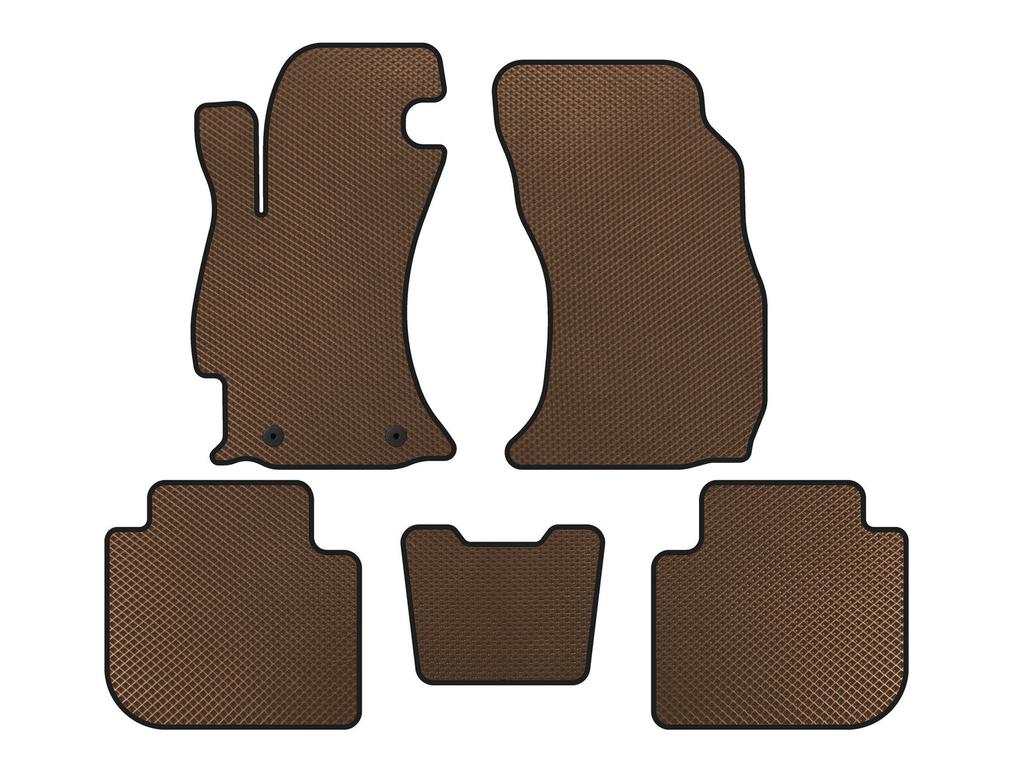 EVA Floor Mats (2013-2017, Brown) for Subaru Forester 2013-2018 - image 1