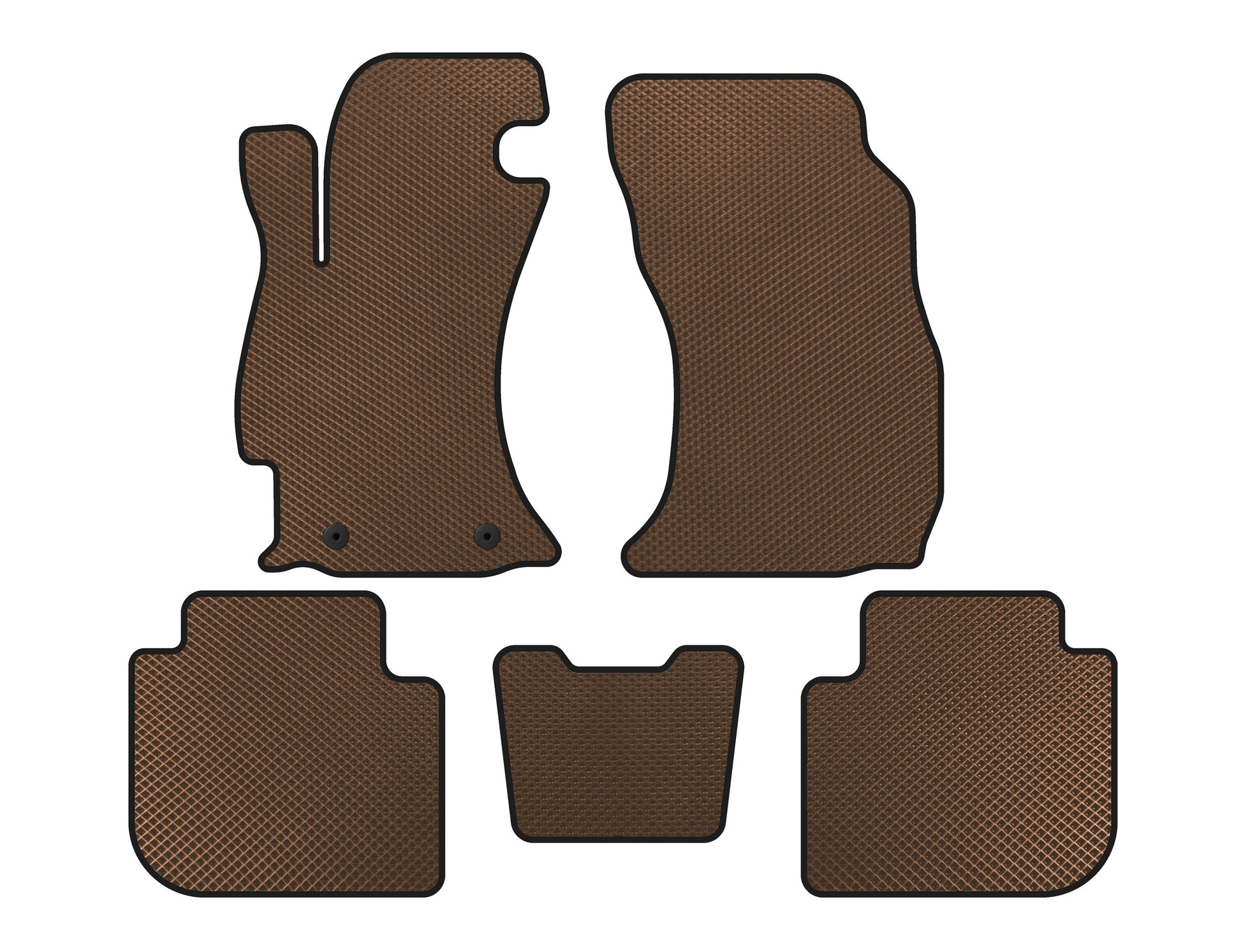 EVA Floor Mats (2013-2017, Brown) for Subaru Forester 2013-2018 - image 1