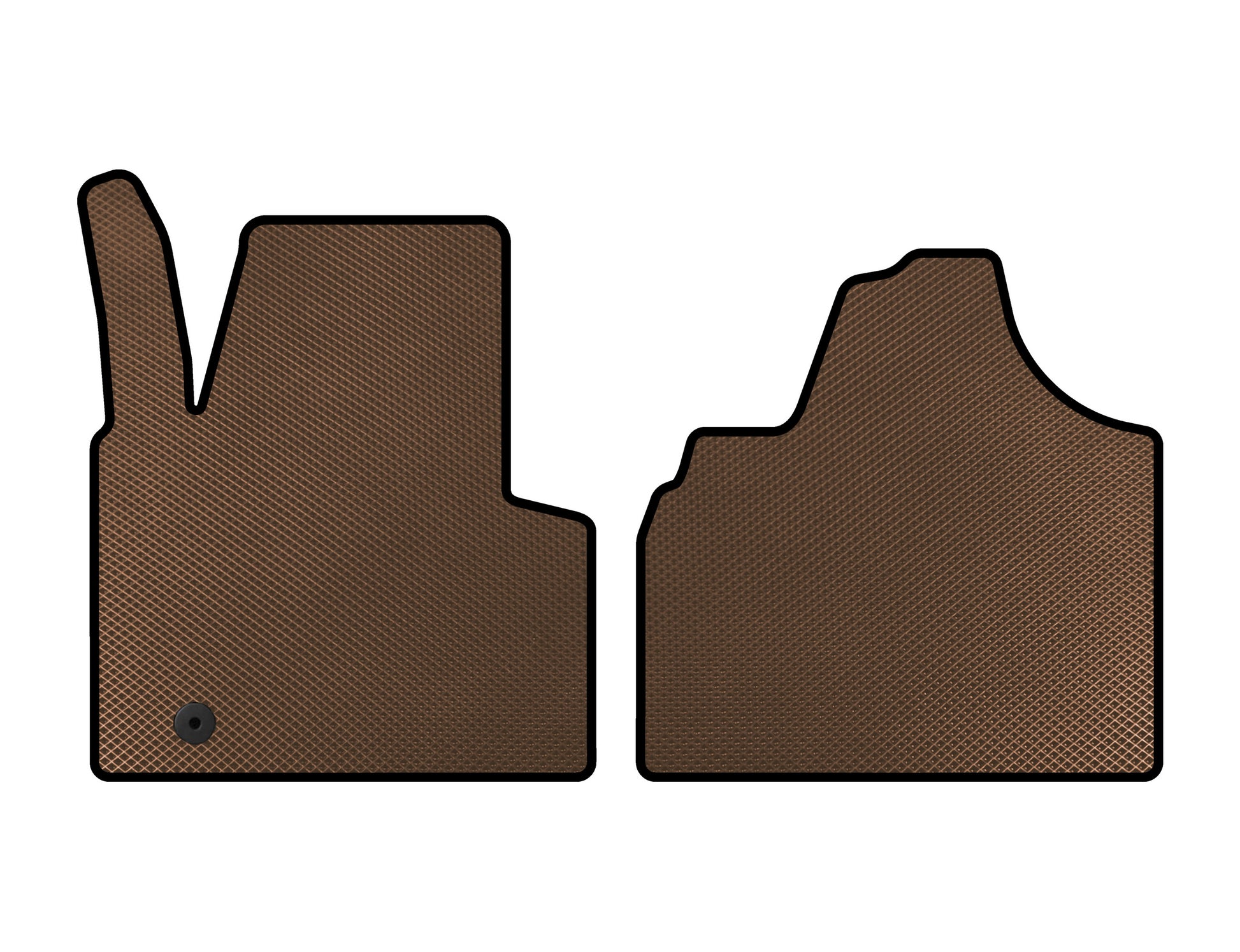 EVA Floor Mats (Brown) for Citroen Jumpy 2007-2017 - image 1