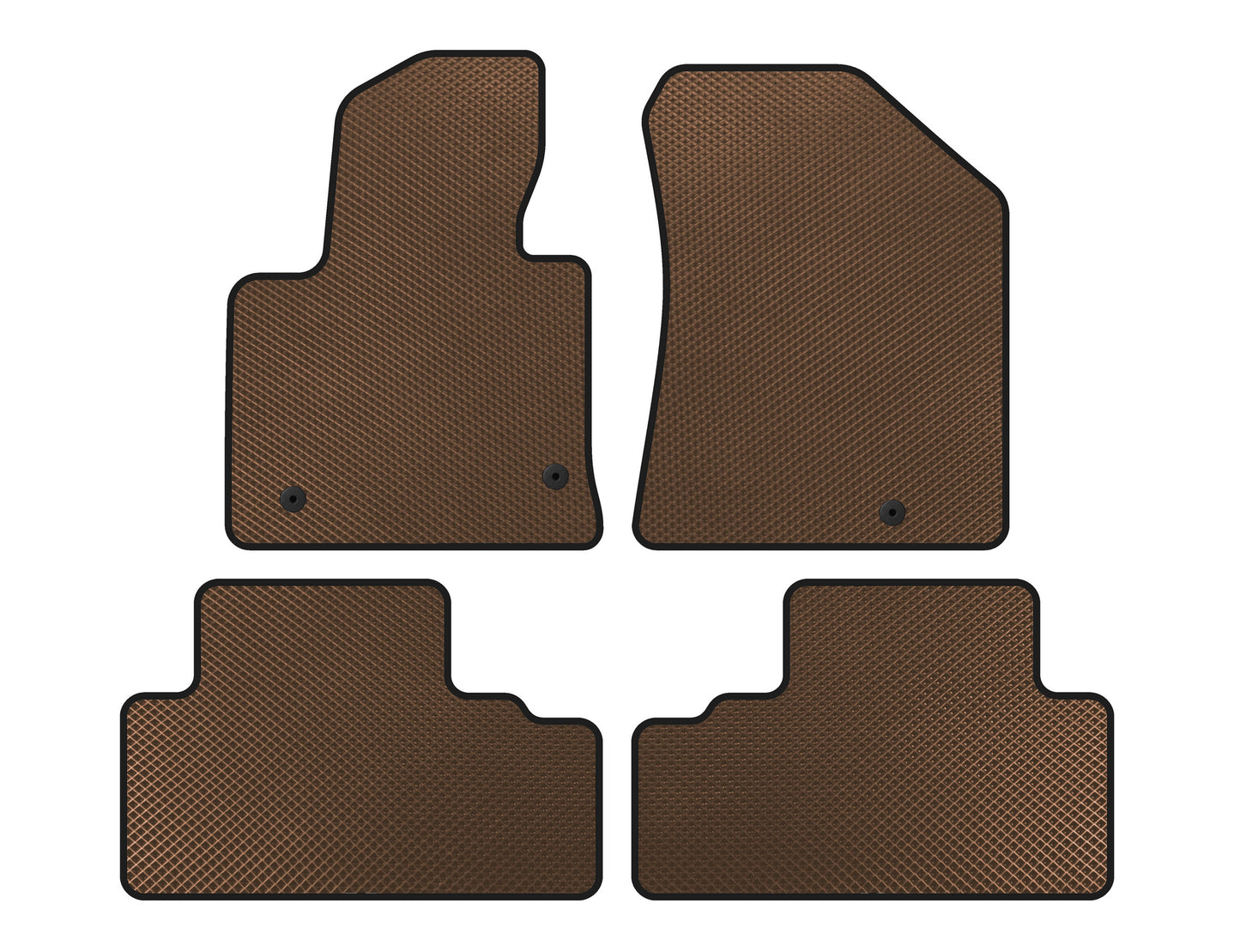 EVA Floor Mats (Brown) for Kia Carens 2012- - image 1