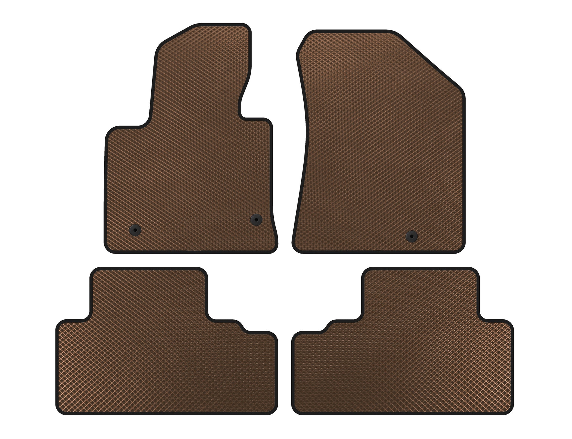 EVA Floor Mats (Brown) for Kia Carens 2012- - image 1
