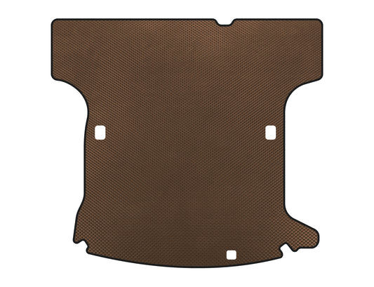 Trunk Mat (2005-2009, SW, 5-Seater, Brown) for Renault Logan I 2005-2008 - image 1