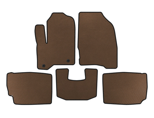 EVA Floor Mats (2010-2012, Brown) for Ford Taurus 2010-2019 - image 1