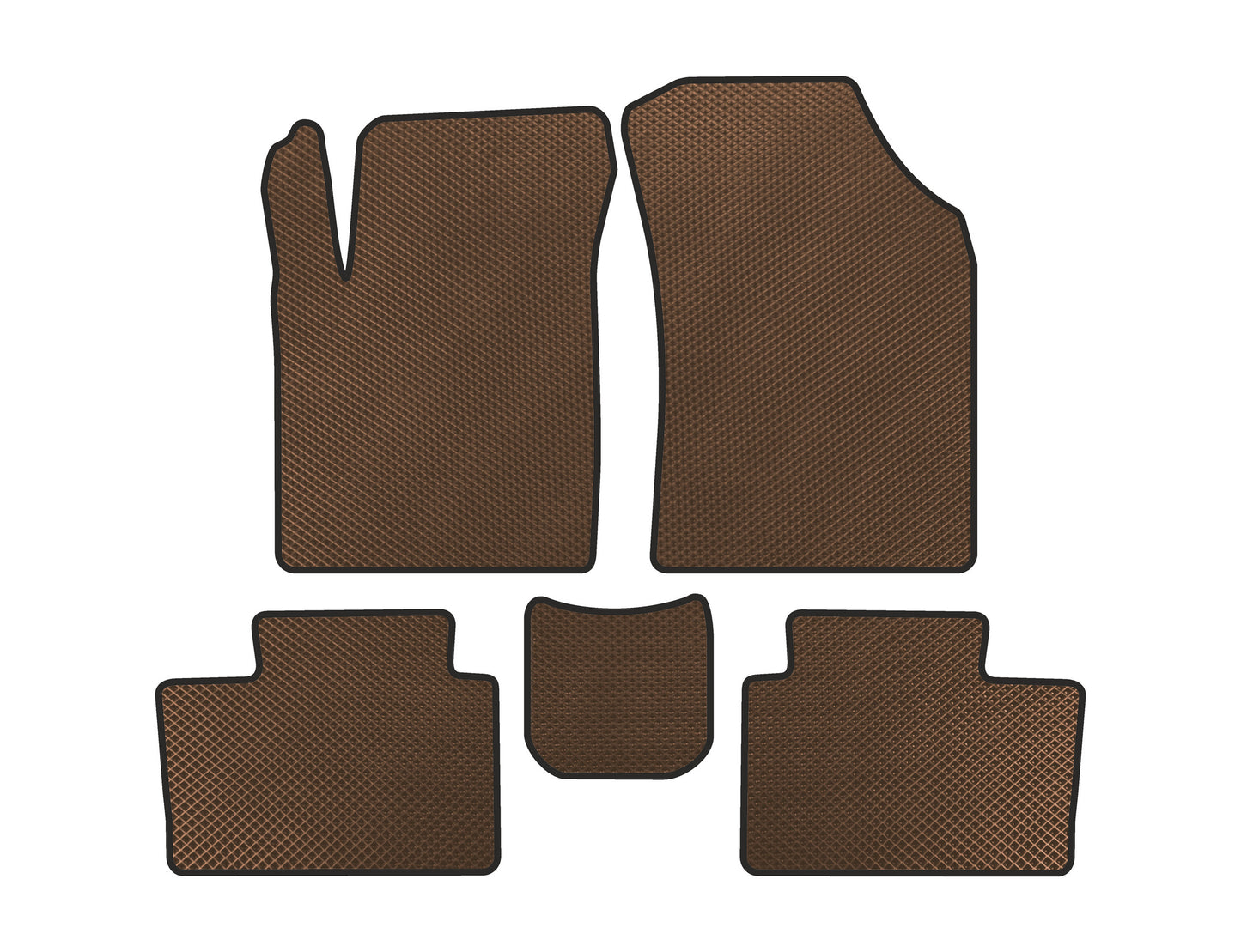 EVA Floor Mats (Brown) for JAC iEV7S 2017-2023 - image 1