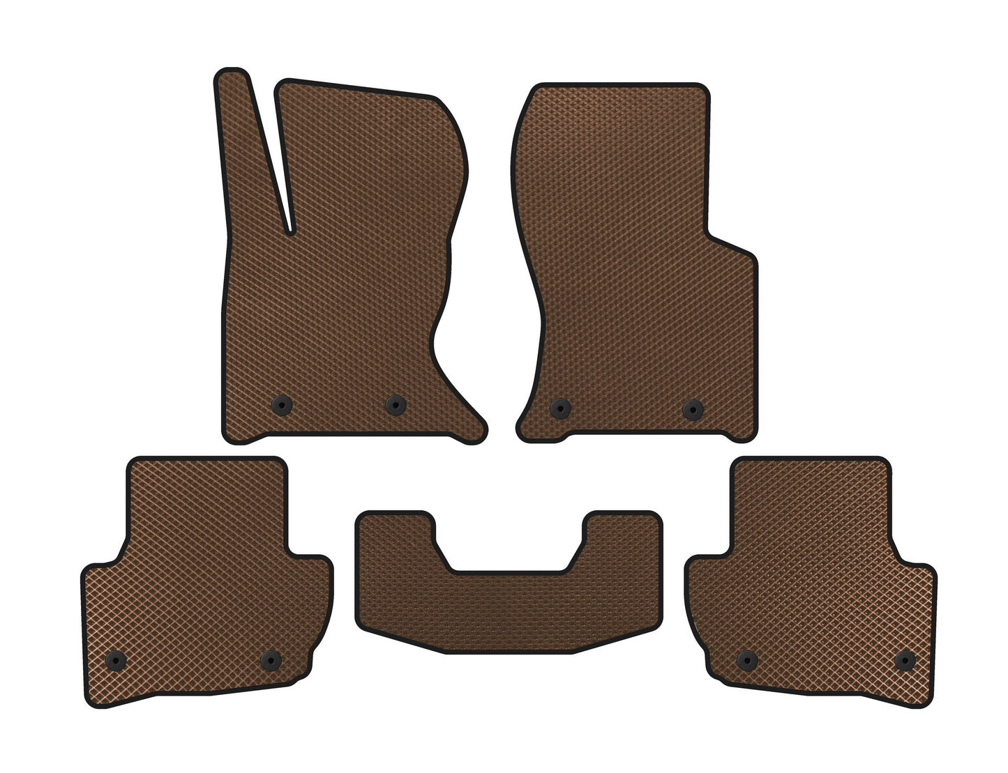 EVA Floor Mats (Brown) for Range Rover Velar 2017- - image 1