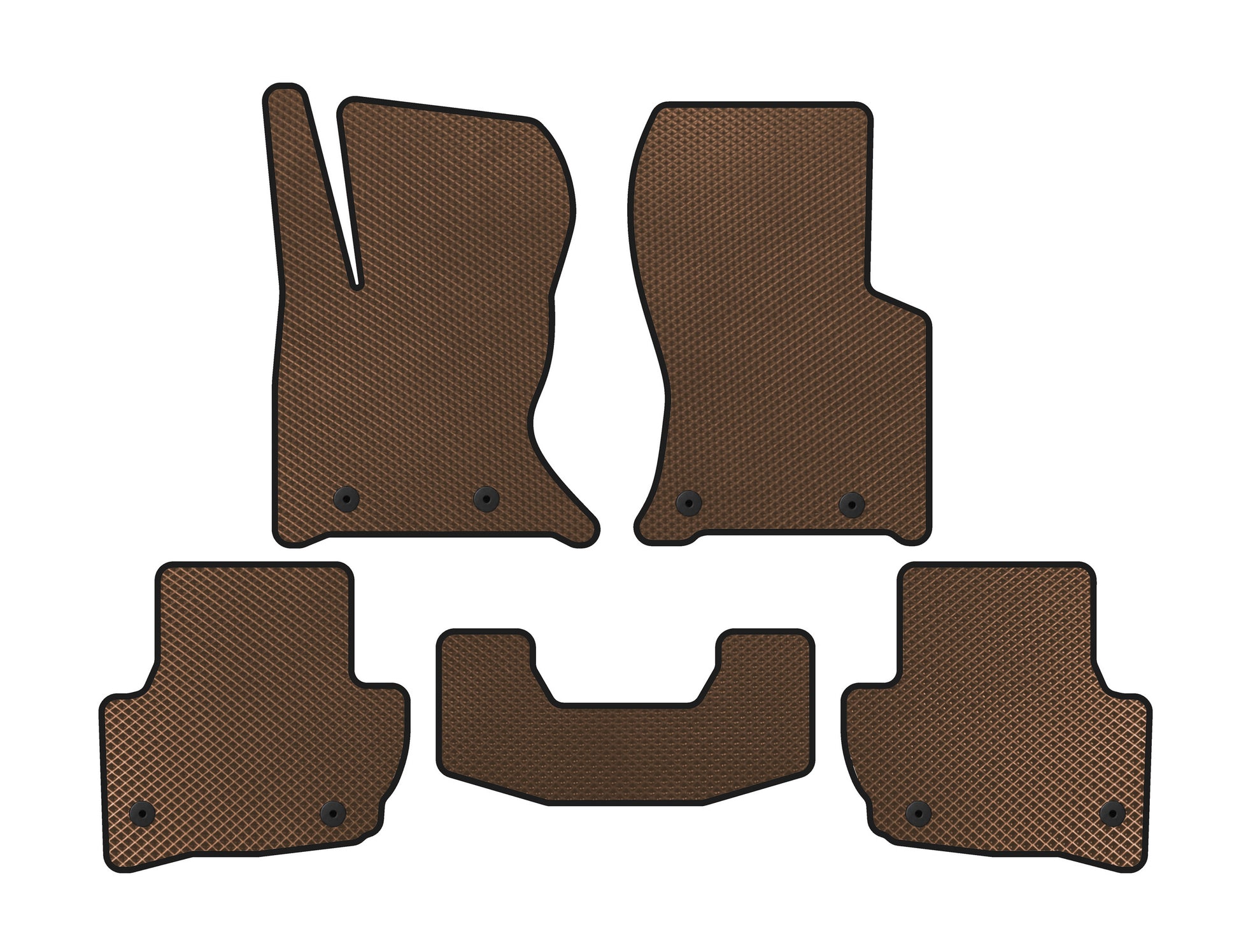 EVA Floor Mats (Brown) for Range Rover Velar 2017- - image 1