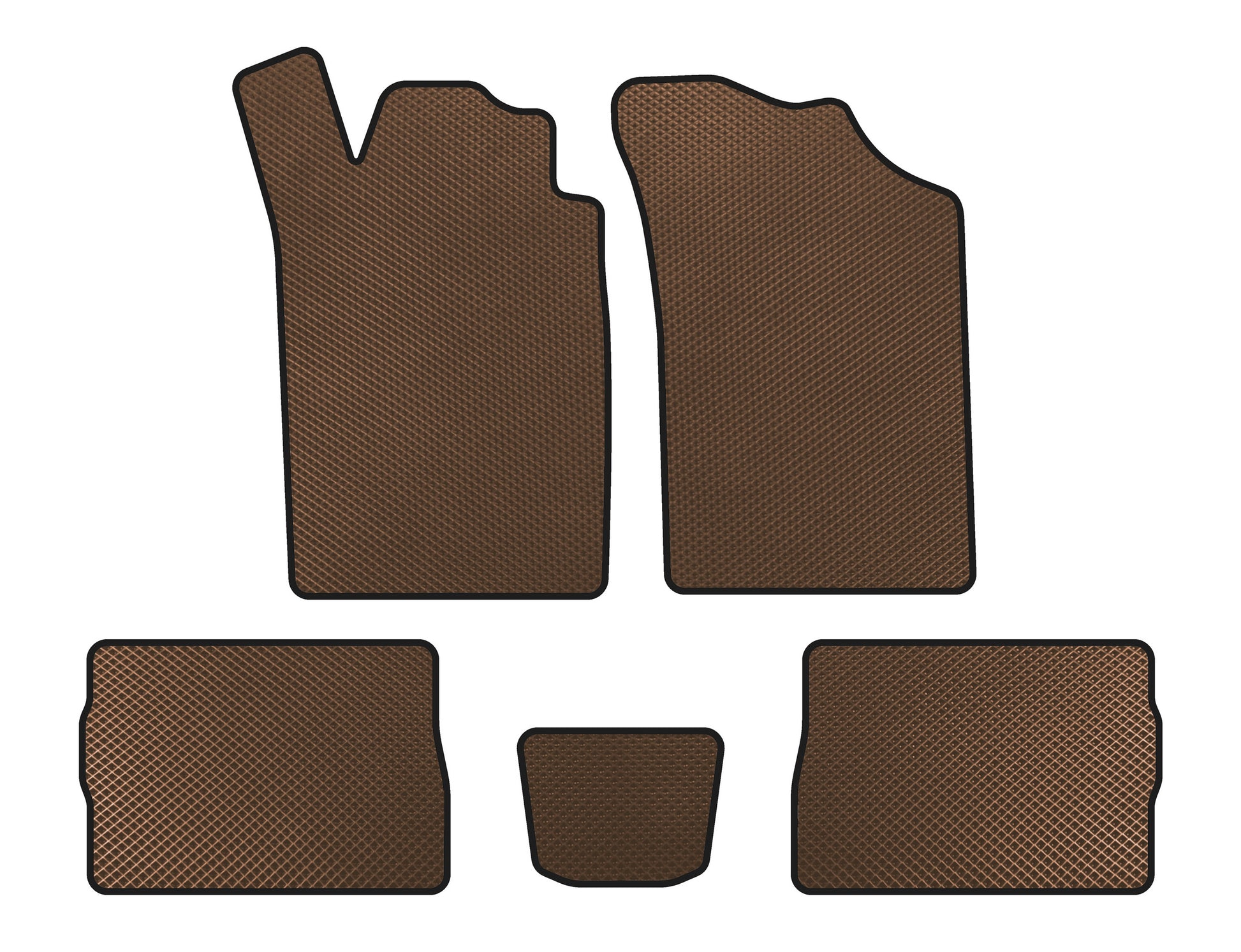 EVA Floor Mats (SD, Brown) for Renault Symbol 1999-2008 - image 1