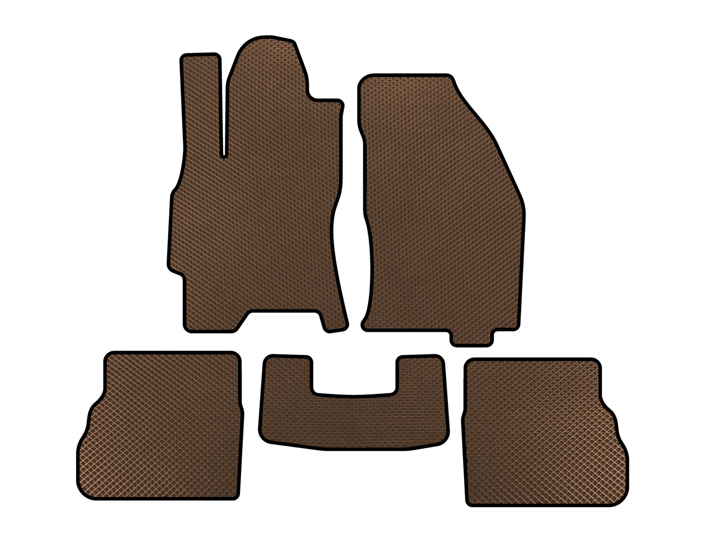 EVA Floor Mats (SD, Brown) for Ford Mondeo 1996-2001 - image 1