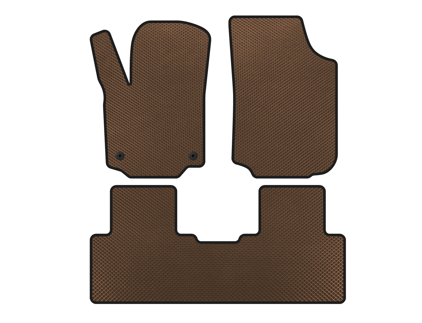 EVA Floor Mats (Brown) for GMC Terrain 2017– - image 1
